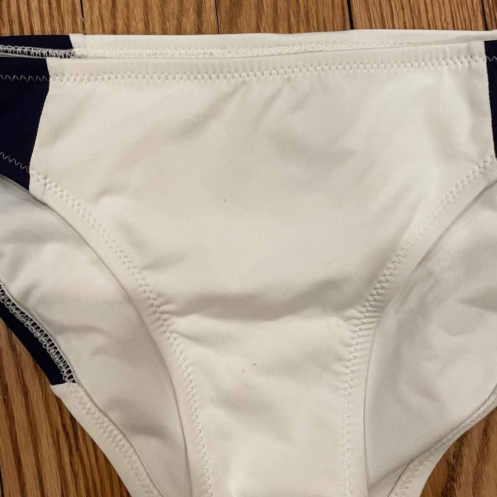 NWT GAP Navy Blue and White Bikini Minimalist Swimwear - Picture 3 of 9